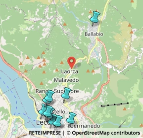 Mappa Corso Monte Ortigara, 23900 Lecco LC, Italia (2.96417)
