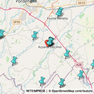 Mappa Via Dr. G. Puiatti, 33082 Azzano Decimo PN, Italia (5.561)