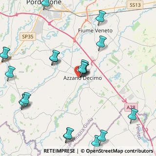 Mappa Via Dr. G. Puiatti, 33082 Azzano Decimo PN, Italia (5.455)