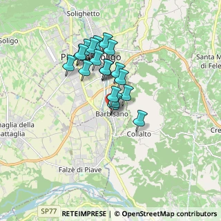 Mappa Via Pasubio, 31053 Pieve di Soligo TV, Italia (1.387)