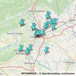 Mappa Via Fabio Filzi, 31015 Conegliano TV, Italia (5.9495)