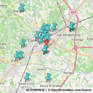 Mappa Via Fabio Filzi, 31015 Conegliano TV, Italia (1.87889)