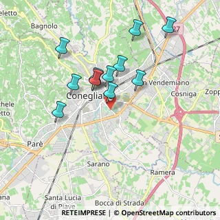 Mappa Via Fabio Filzi, 31015 Conegliano TV, Italia (1.62333)