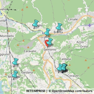 Mappa Adiacente distributore retitalia, 21036 Gemonio VA, Italia (2.35545)
