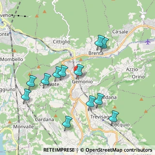 Mappa Adiacente distributore retitalia, 21036 Gemonio VA, Italia (2.02917)