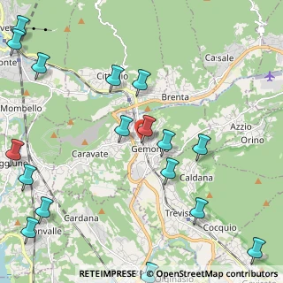 Mappa Adiacente distributore retitalia, 21036 Gemonio VA, Italia (2.93941)
