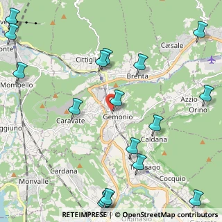 Mappa Adiacente distributore retitalia, 21036 Gemonio VA, Italia (2.98765)