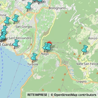 Mappa Via Gioacchino Bertoldi, 38069 Nago-Torbole TN, Italia (3.48412)