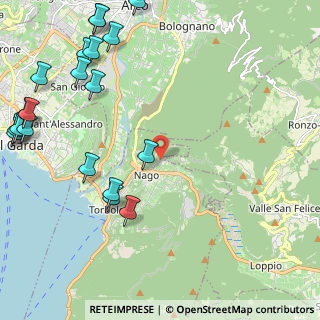 Mappa Via Gioacchino Bertoldi, 38069 Nago-Torbole TN, Italia (3.0815)