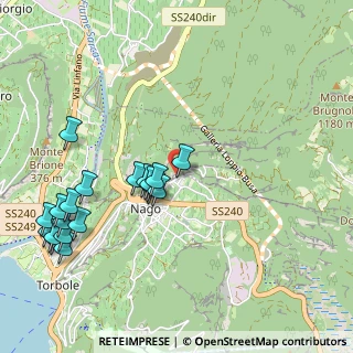 Mappa Via Gioacchino Bertoldi, 38069 Nago-Torbole TN, Italia (1.1415)