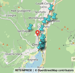 Mappa Via Dogna, 28887 Omegna VB, Italia (1.336)