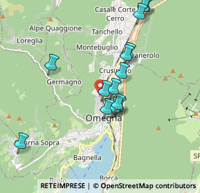 Mappa Via Dogna, 28887 Omegna VB, Italia (1.88733)