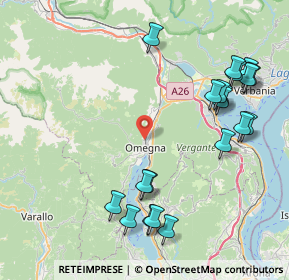 Mappa Via Dogna, 28887 Omegna VB, Italia (9.5325)