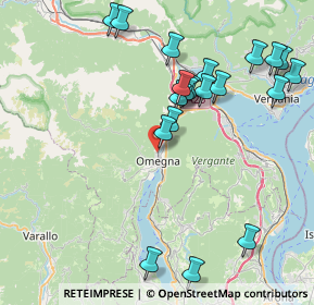 Mappa Via Dogna, 28887 Omegna VB, Italia (8.915)