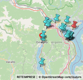 Mappa Via Dogna, 28887 Omegna VB, Italia (8.034)