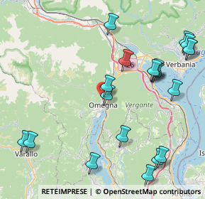 Mappa Via Dogna, 28887 Omegna VB, Italia (10.0865)