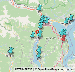 Mappa Via Dogna, 28887 Omegna VB, Italia (7.928)