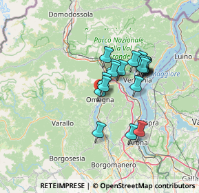 Mappa Via Dogna, 28887 Omegna VB, Italia (10.663)