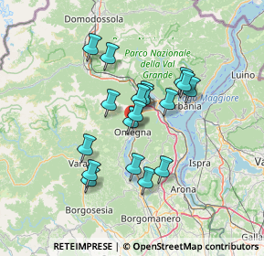 Mappa Via Dogna, 28887 Omegna VB, Italia (10.87833)