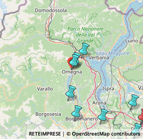 Mappa Via Dogna, 28887 Omegna VB, Italia (34.05)