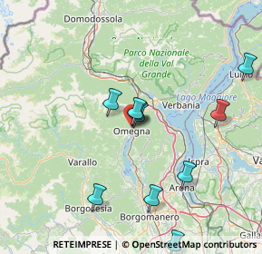 Mappa Via Dogna, 28887 Omegna VB, Italia (31.152)