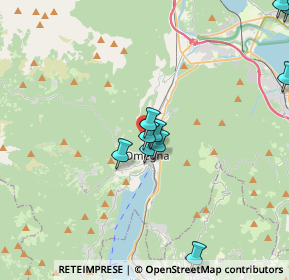 Mappa Via Dogna, 28887 Omegna VB, Italia (4.82167)