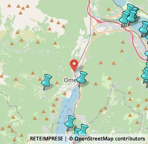 Mappa Via Dogna, 28887 Omegna VB, Italia (7.0705)