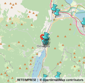 Mappa Via Dogna, 28887 Omegna VB, Italia (4.09636)