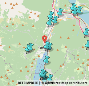 Mappa Via Dogna, 28887 Omegna VB, Italia (5.2155)