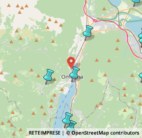Mappa Via Dogna, 28887 Omegna VB, Italia (7.18611)