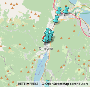 Mappa Via Dogna, 28887 Omegna VB, Italia (3.60833)