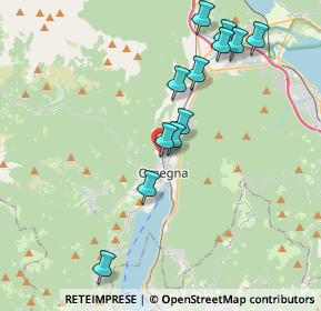 Mappa Via Dogna, 28887 Omegna VB, Italia (3.8025)