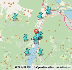 Mappa Via Dogna, 28887 Omegna VB, Italia (3.15833)