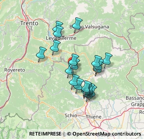 Mappa Via Regina Margherita, 36040 Valdastico VI, Italia (11.173)