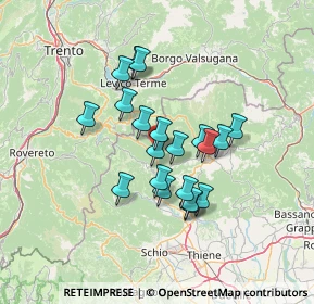 Mappa Via Regina Margherita, 36040 Valdastico VI, Italia (10.656)