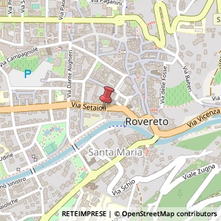 Mappa Via Setaioli, 8, 38068 Rovereto, Trento (Trentino-Alto Adige)