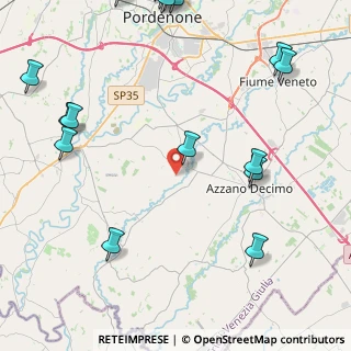 Mappa Via Pradolino, 33082 Azzano Decimo PN, Italia (6.6225)