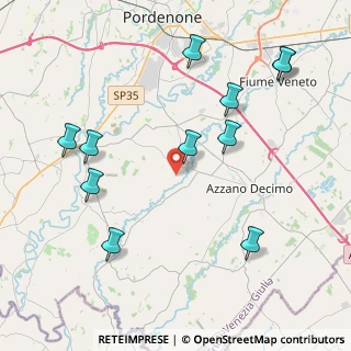 Mappa Via Pradolino, 33082 Azzano Decimo PN, Italia (4.62545)