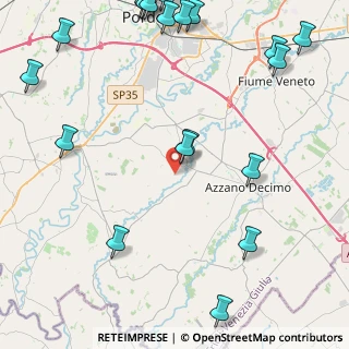 Mappa Via Pradolino, 33082 Azzano Decimo PN, Italia (6.3475)