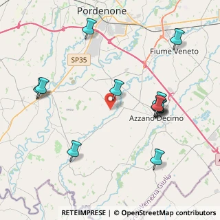 Mappa Via Pradolino, 33082 Azzano Decimo PN, Italia (4.42417)