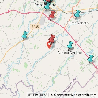 Mappa Via Pradolino, 33082 Azzano Decimo PN, Italia (6.2315)
