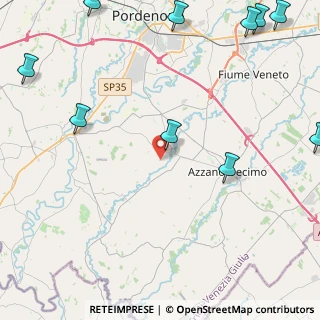 Mappa Via Pradolino, 33082 Azzano Decimo PN, Italia (6.78455)