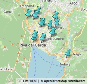 Mappa Via Masetto, 38066 Riva del Garda TN, Italia (1.52133)