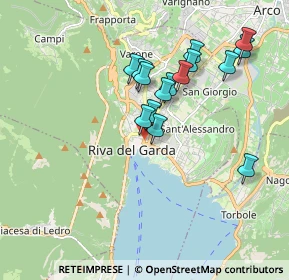 Mappa Fa parte di COPY GARDA, 38066 Riva del Garda TN, Italia (1.61733)