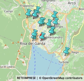 Mappa Via U. Cattoni, 38066 Riva del Garda TN, Italia (1.51733)