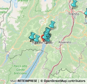 Mappa Via U. Cattoni, 38066 Riva del Garda TN, Italia (9.55833)