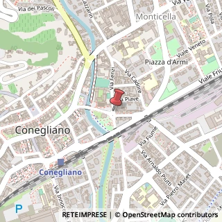Mappa Piazzale San Martino, 7/8, 31015 Conegliano, Treviso (Veneto)