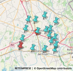 Mappa Piazza S. Andrea, 33050 Bagnaria arsa UD, Italia (6.82389)