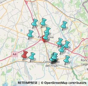 Mappa Piazza S. Andrea, 33050 Bagnaria arsa UD, Italia (6.66235)