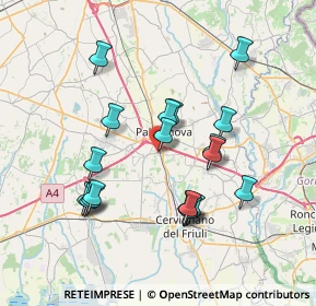 Mappa Piazza S. Andrea, 33050 Bagnaria arsa UD, Italia (6.90053)